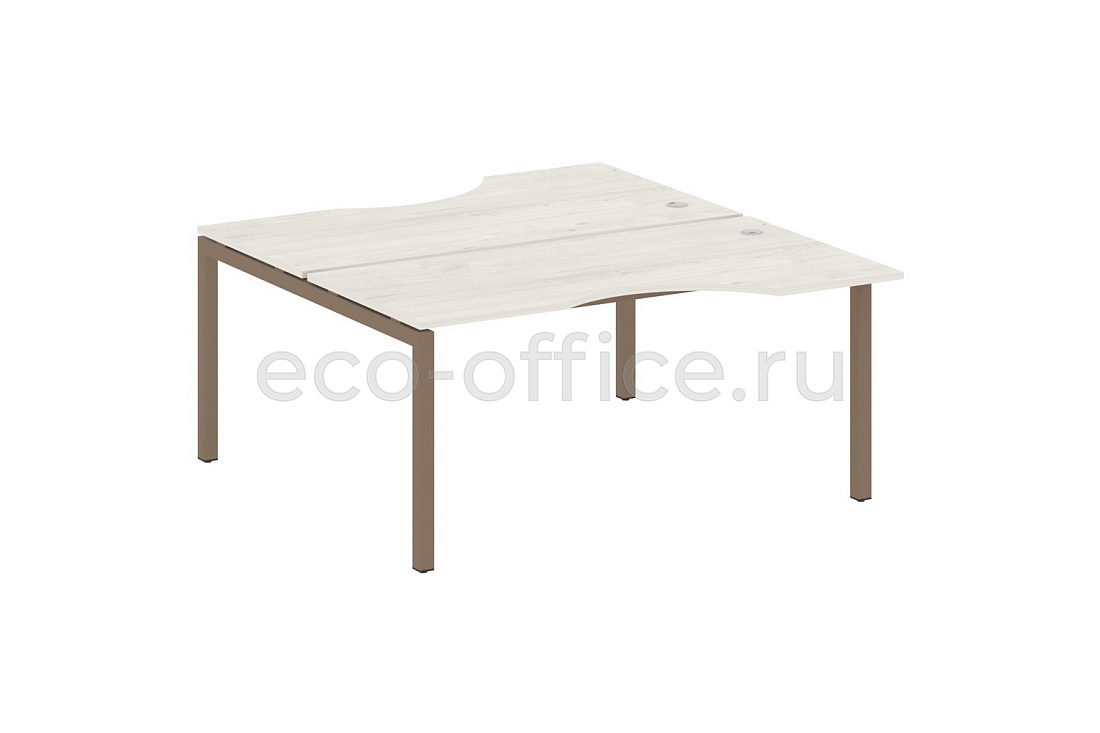 Рабочая станция криволинейная METAL SYSTEM QUATTRO 5x5 50БП.РАС-СА-2.1 Дуб Наварра / Мокко металл купить в Москве