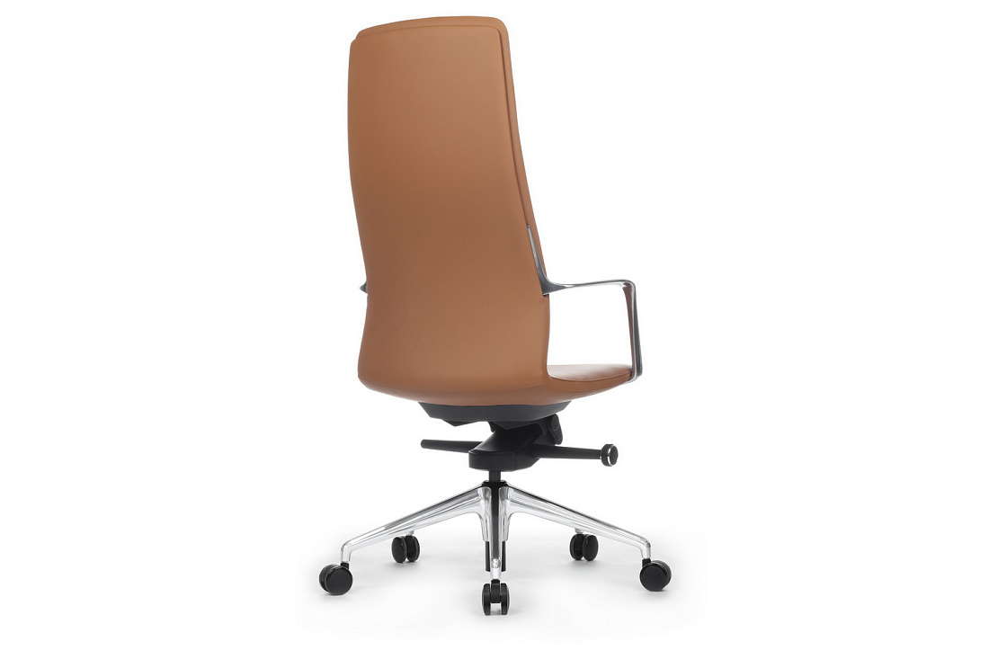Кресло руководителя RV Design PLAZA FK004-A13 Светло-коричневая кожа  стоимость