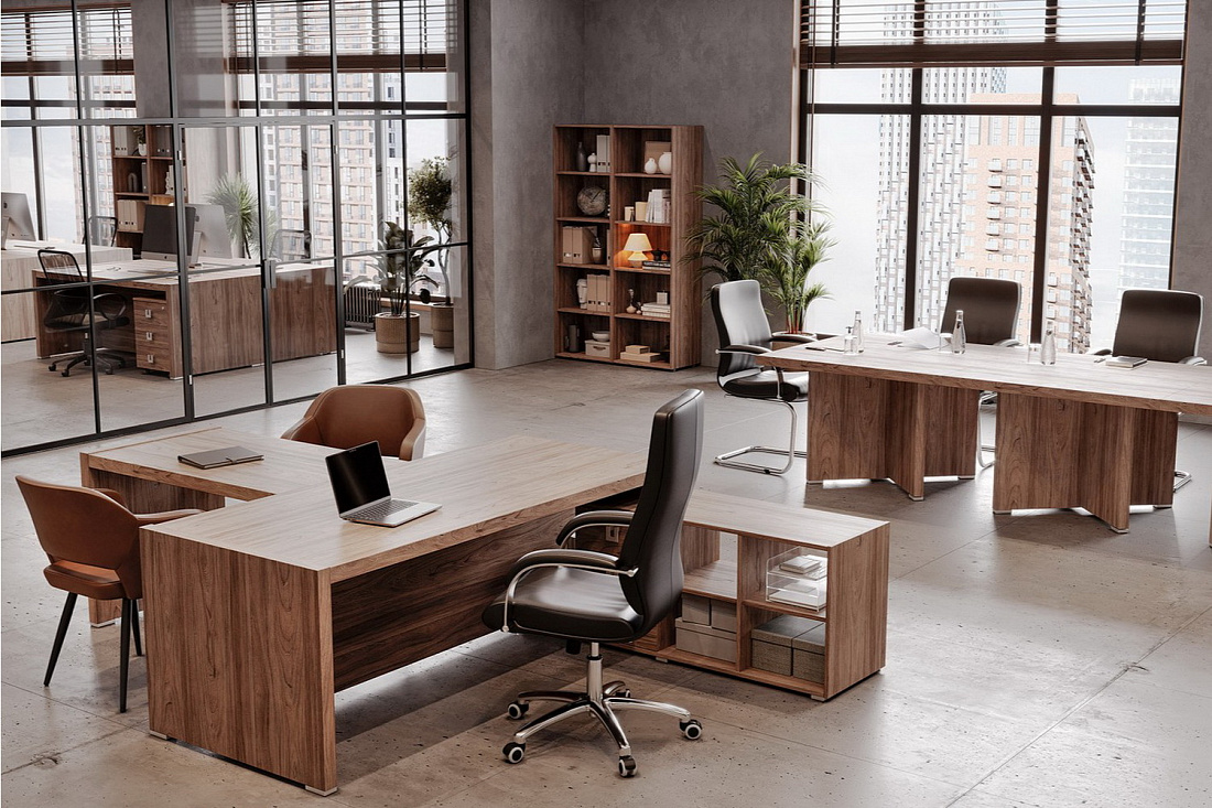 кабинет руководителя solid орех селект фото