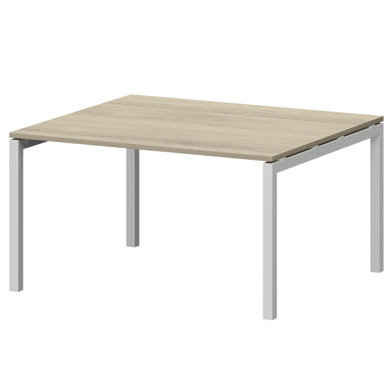 стол переговорный на металлокаркасе protech смсп-п-12.123.пр50 кронберг/белый фото