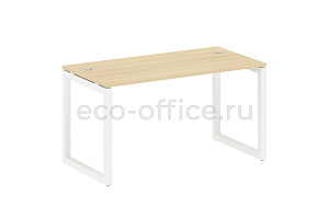 Стол письменный METAL SYSTEM QUATTRO 5x5 50БО.СП-3 Акация Лорка / Белый металл фото