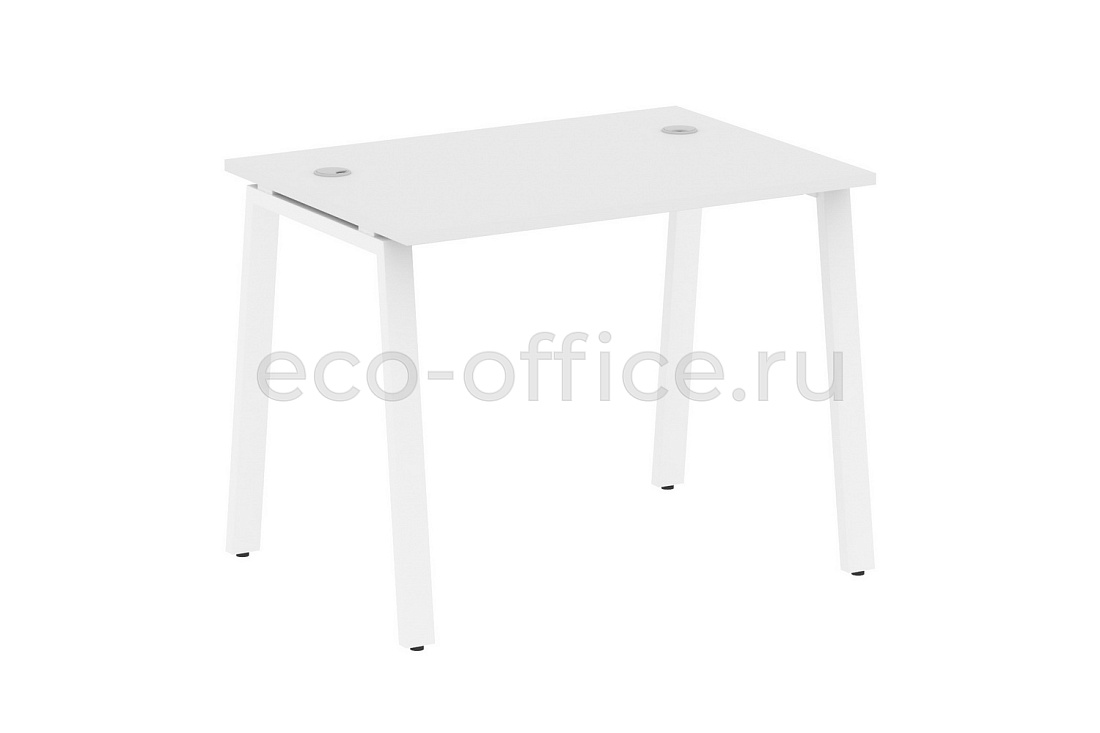 Стол письменный METAL SYSTEM STYLE БА.СП-1 Белый / Белый металл  стоимость