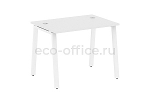 Стол письменный METAL SYSTEM STYLE БА.СП-1 Белый / Белый металл фото