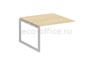 Проходной наборный элемент переговорного стола METAL SYSTEM QUATTRO 5x5 50БО.ППРГ-2 Акация Лорка / Серый металл фото