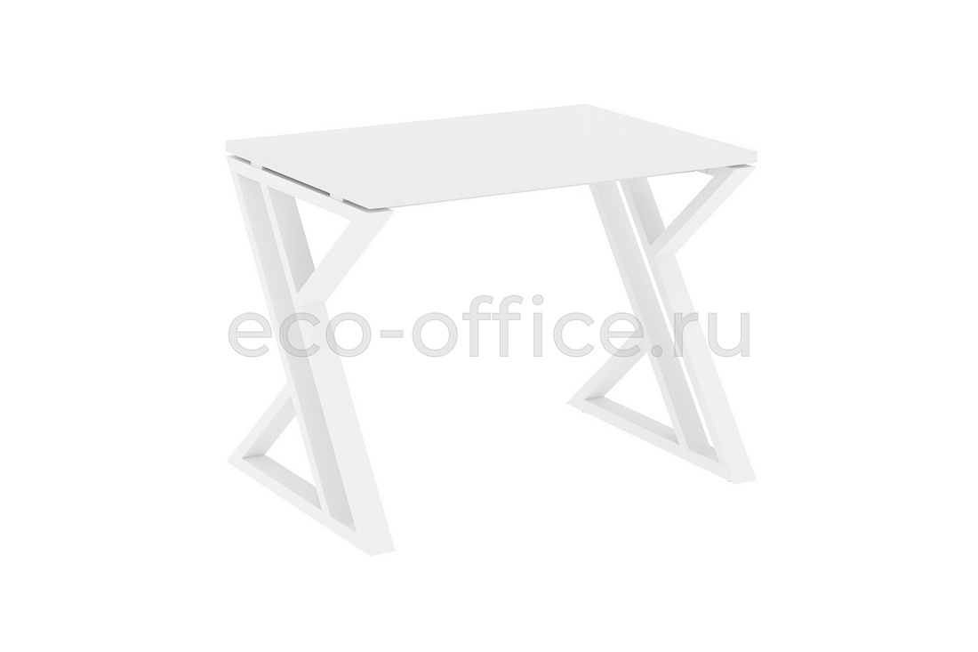 Стол рабочий LOFT VR.L-SRZ-1.7 Белый Бриллиант / Белый металл   стоимость