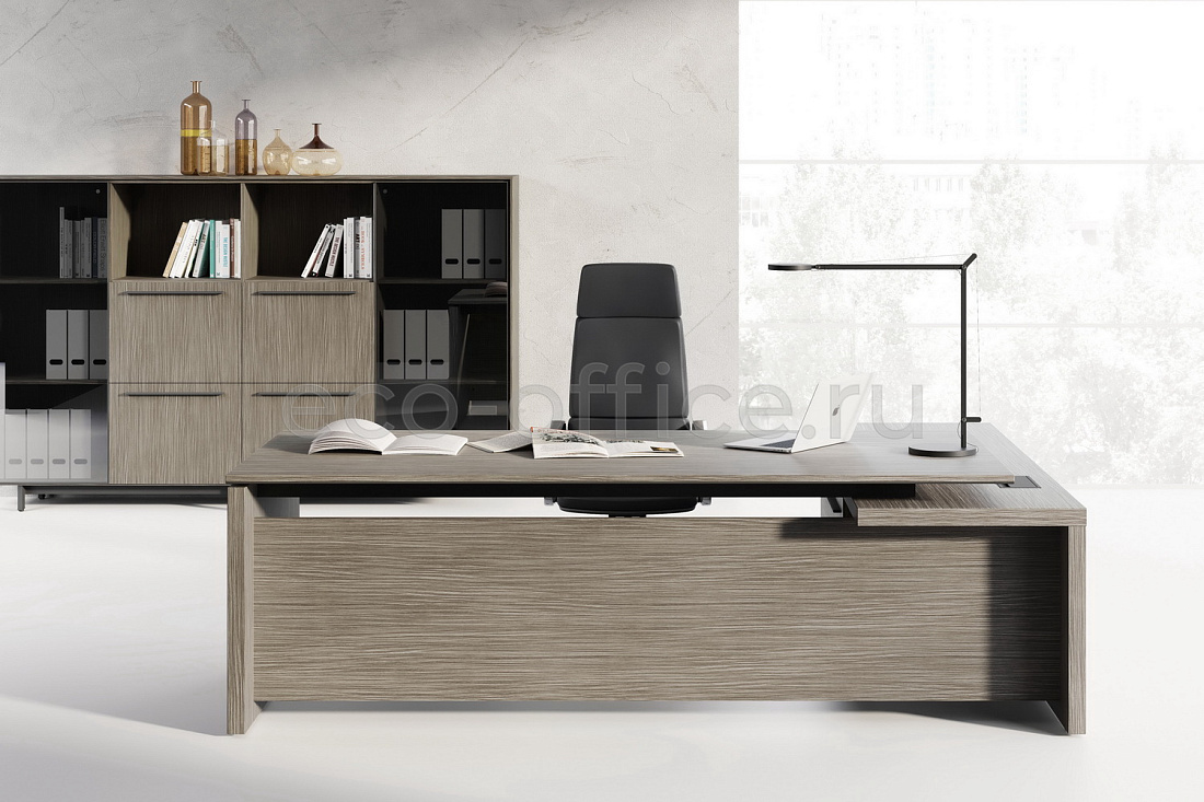 Кабинет руководителя E.O.S. Black / Light Poplar  стоимость