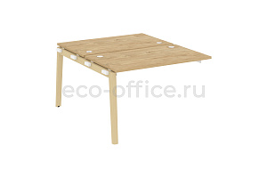Наборный элемент рабочей станции на 2 рабочих места ONIX WOOD OW.2.NRS-2.7 Тиквуд Светлый / Дуб Светлый фото