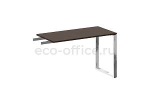 Брифинг-приставка METAL SYSTEM DIRECT БО.ПР-4 Венге Цаво / Нержавеющая сталь фото
