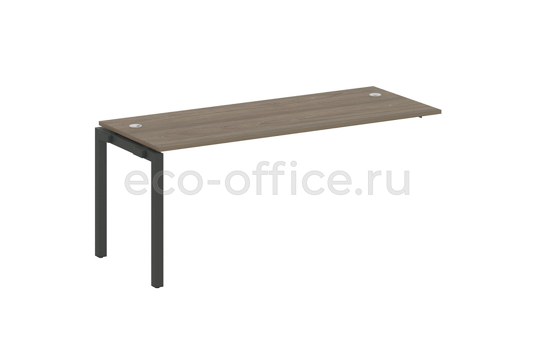 Проходной наборный элемент METAL SYSTEM QUATTRO 5x5 50БП.ПРС-СП-1.5 Вяз Благородный / Антрацит металл  купить в Москве