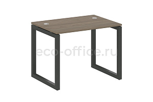 Стол письменный METAL SYSTEM QUATTRO 5x5 50БО.СП-1 Вяз Благородный / Антрацит металл фото