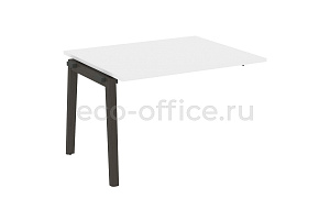 Проходной наборный элемент переговорного стола ONIX WOOD OW.NPRG-2 Белый Бриллиант / Дуб Тёмный фото