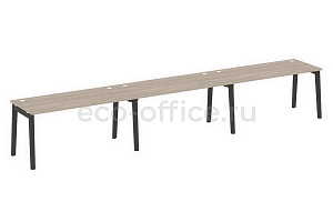 Рабочая станция на 3 рабочих места ONIX WOOD OW.RS-3.4.7 Дуб Аттик / Дуб Тёмный фото
