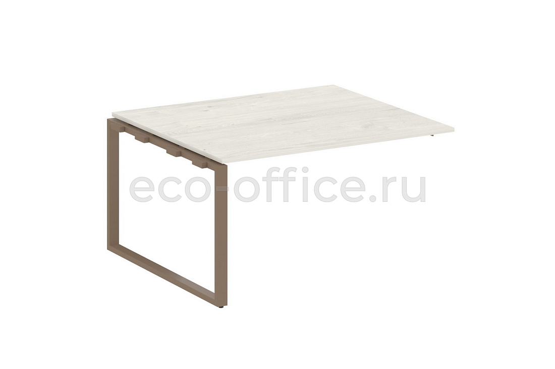 Проходной наборный элемент переговорного стола METAL SYSTEM STYLE БО.ППРГ-3 Дуб Наварра / Мокко металл  стоимость
