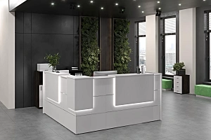 Ресепшн ONIX Белый Бриллиант фото