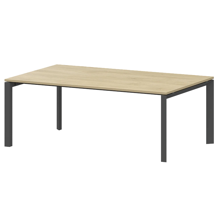 стол переговорный на металлокаркасе protech нтмп.п.200.11 баттл рок/антрацит фото