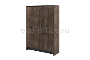 Шкаф двухсекционный ТОРСТОН Т-32-12 Дуб Бунратти / Антрацит фото