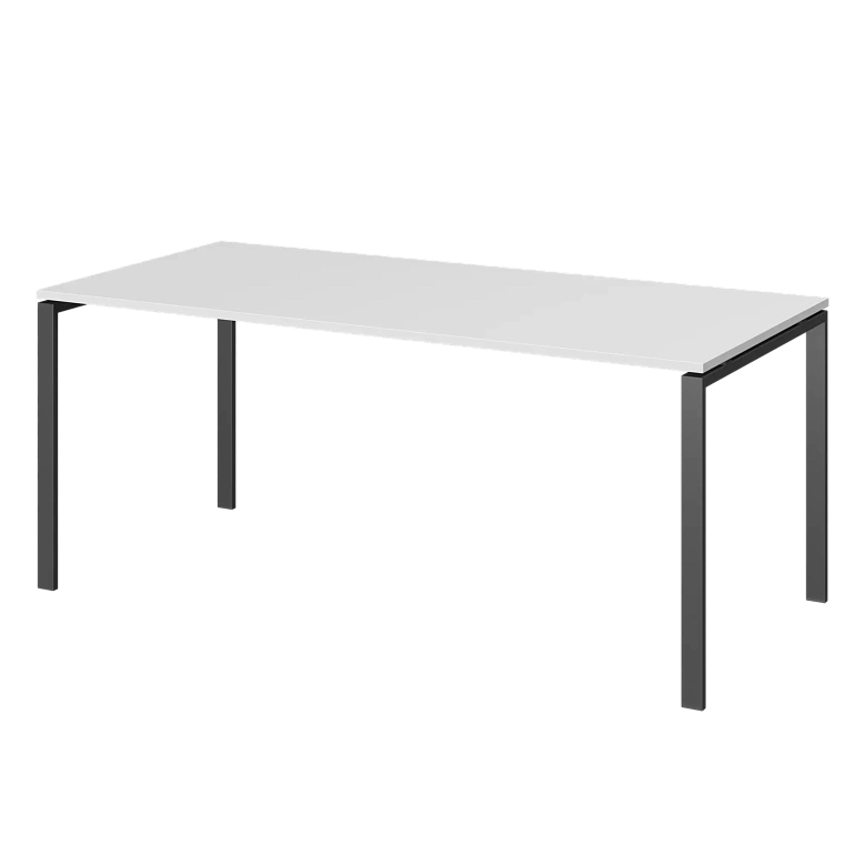 стол на металлокаркасе для заседаний protech ам-0058 белый/антрацит фото