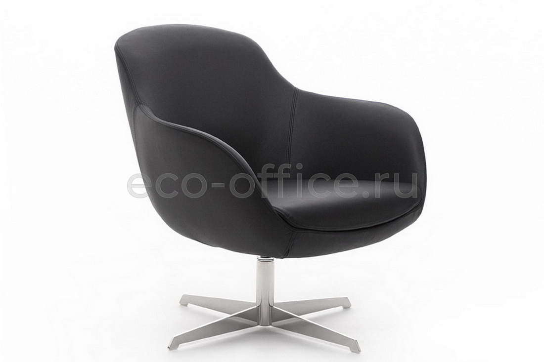Кресло Profoffice НОБЛ М NOBLE R7 Dakota black Чёрная кожа купить в Москве