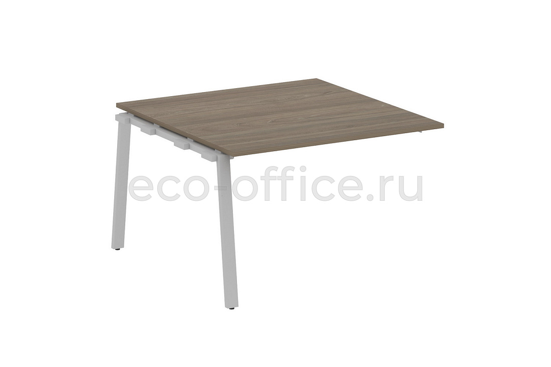 Проходной наборный элемент переговорного стола METAL SYSTEM STYLE БА.ППРГ-2 Вяз Благородный / Серый металл  стоимость