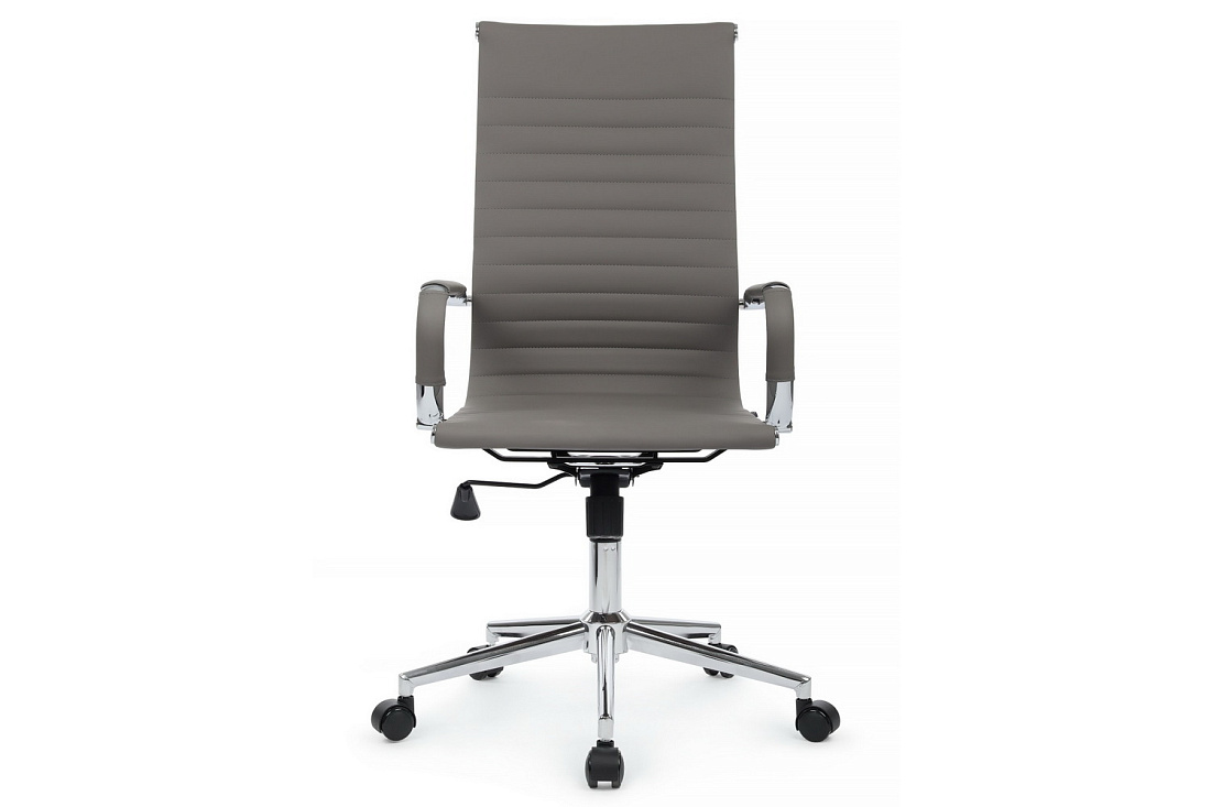Кресло руководителя RV Chair HUGO 6002-1SE Серая экокожа  стоимость