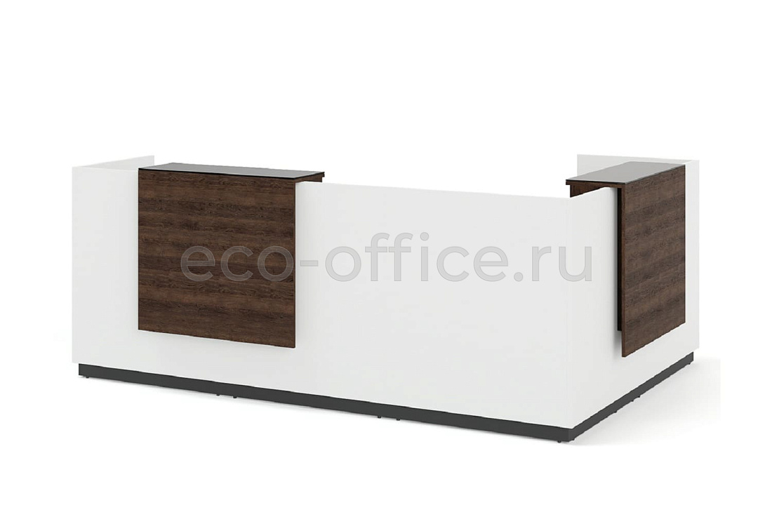 Приемная стойка угловая FASTA Corner WTL Белый / Табак купить в Москве