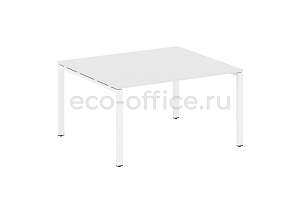 Стол переговорный (1 столешница) METAL SYSTEM STYLE БП.ПРГ-1.3 Белый / Белый металл фото