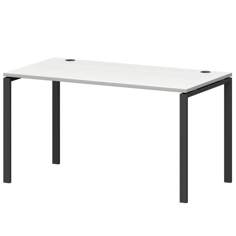 стол на металлокаркасе protech смс25-п-16к.73.пр25 белый/антрацит фото