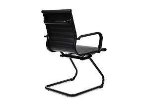 Конференц-кресло RV Chair HUGO 6002-3SEB Чёрная экокожа фото