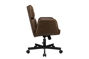 Кресло ECO-CHAIR PASCAL W-255 Тёмно-коричневая экокожа фото