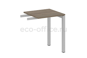 Приставной элемент на П-образном м/к METAL SYSTEM QUATTRO 5x5 50БП.ПР-1 Вяз Благородный / Серый металл фото