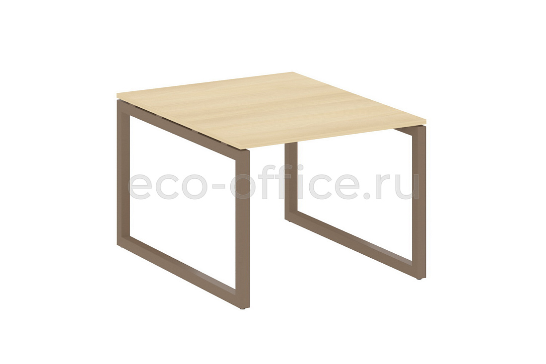 Стол переговорный (1 столешница) METAL SYSTEM QUATTRO 5x5 50БО.ПРГ-1.1 Акация Лорка / Мокко металл  стоимость