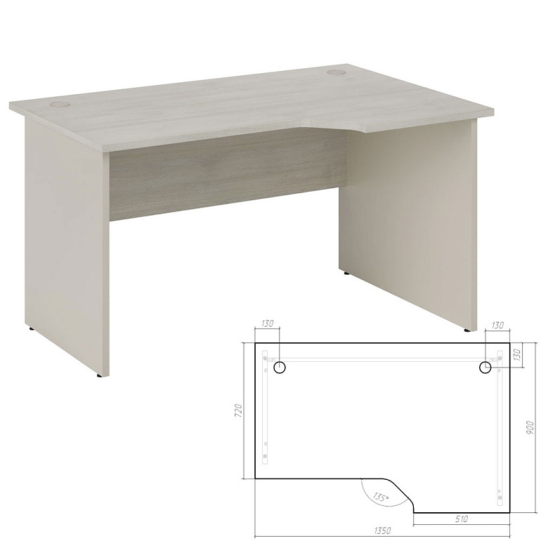 стол эргономичный правый new line nln36315421 фото