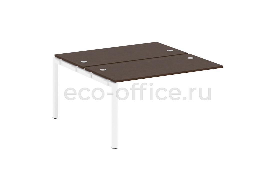 Проходной наборный элемент METAL SYSTEM QUATTRO 5x5 50БП.ПРС-СП-2.3 Венге Цаво / Белый металл купить в Москве