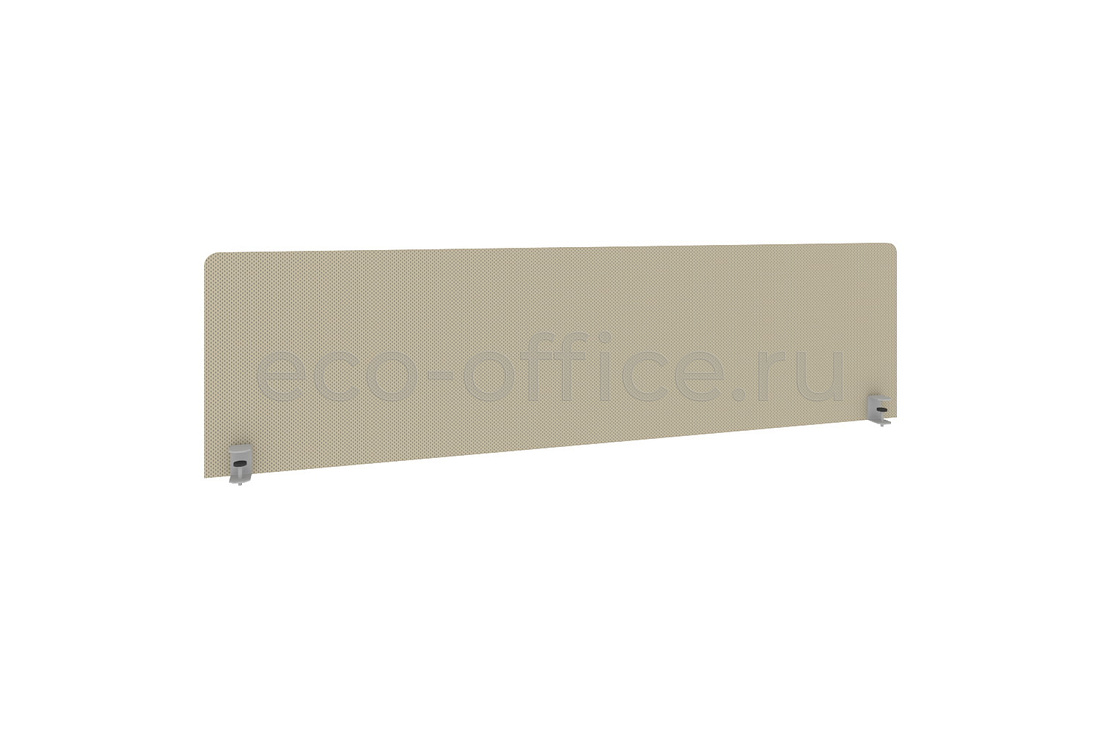 Экран тканевый для стола L1800 METAL SYSTEM STYLE Б.ТЭКР-5 Бежевая сетчатая ткань TW04 купить в Москве