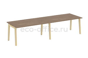 Стол переговорный (2 столешницы) ONIX WOOD OW.PRG-2.4 Дуб Аризона / Дуб Светлый фото