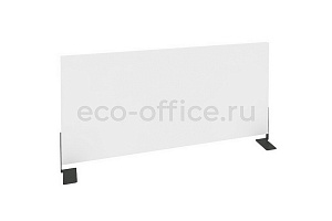 Экран боковой (ЛДСП) ONIX O.EKR-80 Белый Бриллиант / Антрацит металл фото