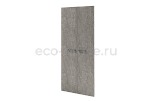 Двери высокие комплект SOLUTION D-030 Бетон Чефалу фото
