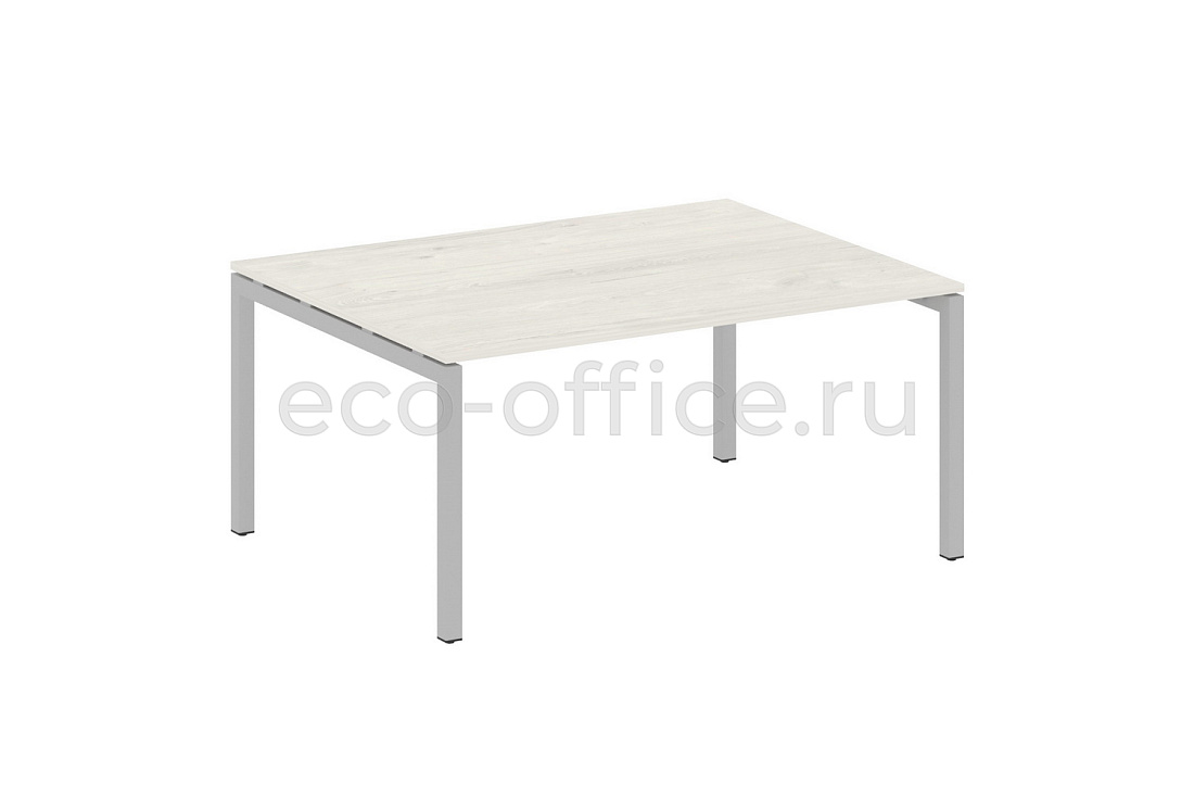 Стол переговорный (1 столешница) METAL SYSTEM QUATTRO 5x5 50БП.ПРГ-1.4 Дуб Наварра / Серый металл  стоимость