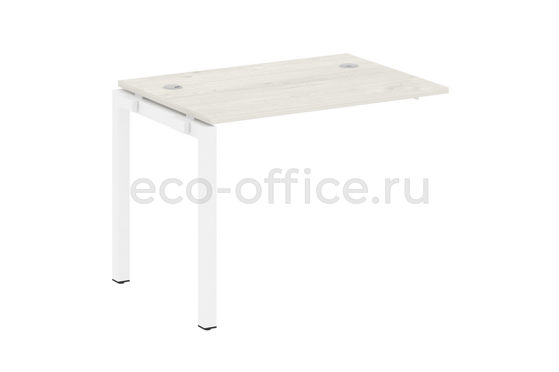 Проходной наборный элемент METAL SYSTEM QUATTRO 5x5 50БП.ПРС-СП-1.1 Дуб Наварра / Белый металл купить в Москве
