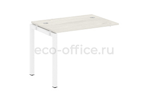 Проходной наборный элемент METAL SYSTEM QUATTRO 5x5 50БП.ПРС-СП-1.1 Дуб Наварра / Белый металл фото