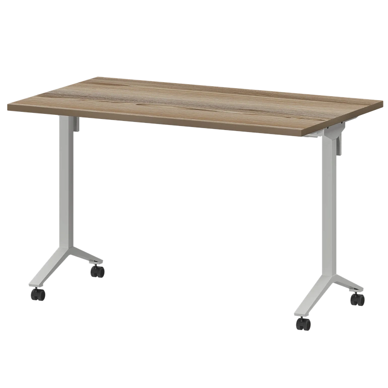 стол мобильный складной protech мб25-120.70 дуб сафари/белый фото