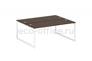 Рабочая станция METAL SYSTEM QUATTRO 4x4 40БО.РАС-СП-2.5 Венге Цаво / Белый металл фото