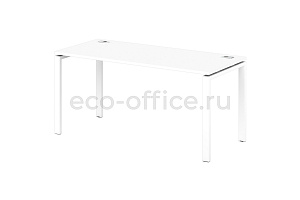 Стол на металлокаркасе 60*30 SENTIDA STEEL S-33 Белый фото