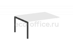 Проходной наборный элемент переговорного стола METAL SYSTEM QUATTRO 5x5 50БП.ППРГ-4 Белый / Антрацит металл фото