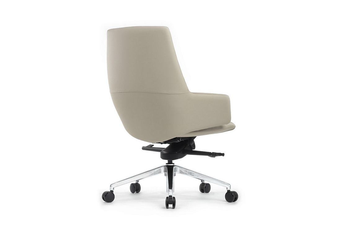 Кресло руководителя RV Design SPELL-M B1719 Светло-серая кожа  стоимость
