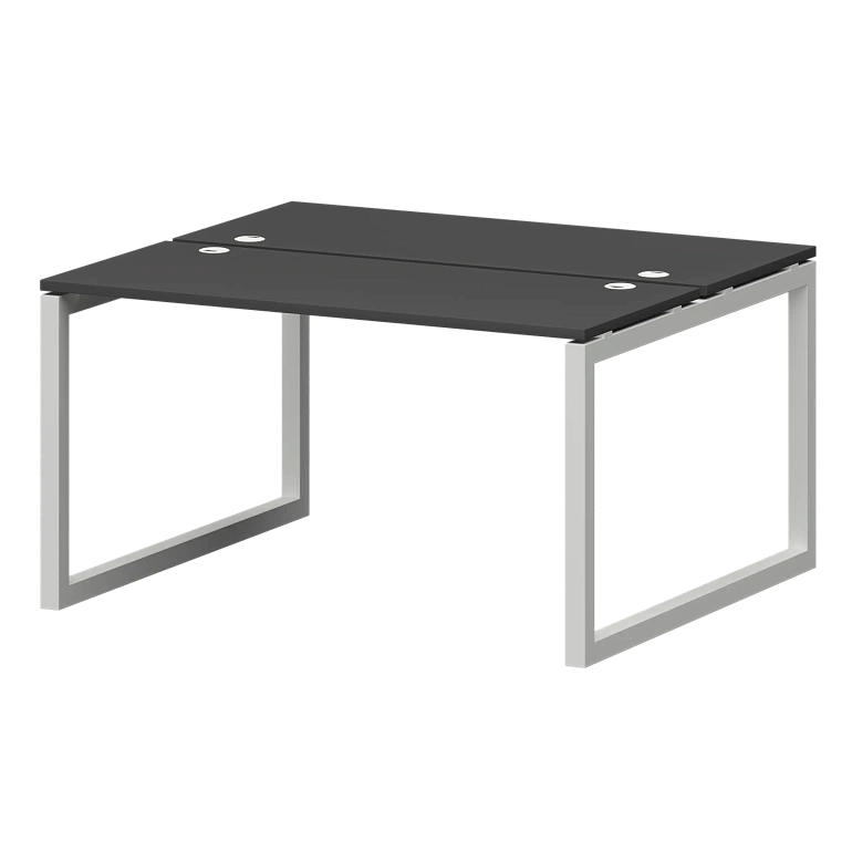 бенч двойной на металлокаркасе protech смс2-о-12к.120.пр50 графит/белый фото