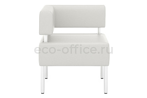 Угловой модуль MC NEW экокожа Euroline 920 Ультра белый фото