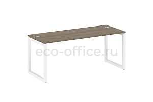 Стол письменный METAL SYSTEM QUATTRO 5x5 50БО.СП-5 Вяз Благородный / Белый металл фото