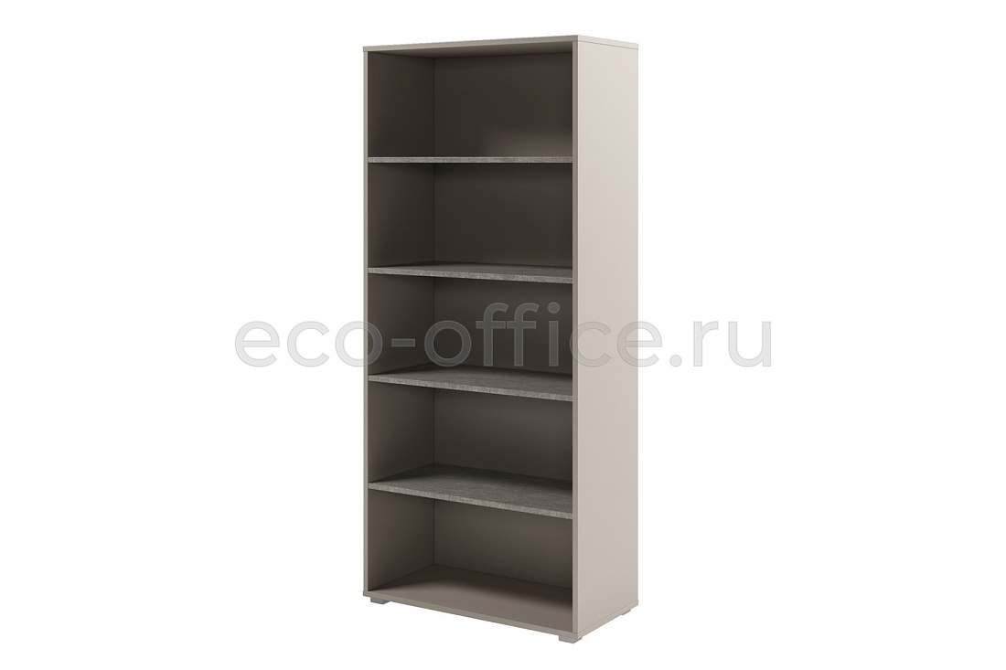 Стеллаж высокий широкий SOLUTION D-67 Бетон Чефалу / Кашемир  стоимость