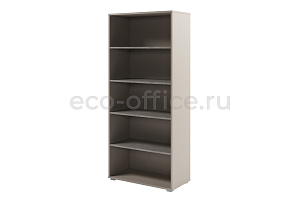 Стеллаж высокий широкий SOLUTION D-67 Бетон Чефалу / Кашемир фото